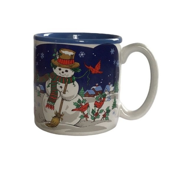Vintage Cardinal’s Holiday 1990 Made in Korea Christmas Mug - Picture 1 of 9